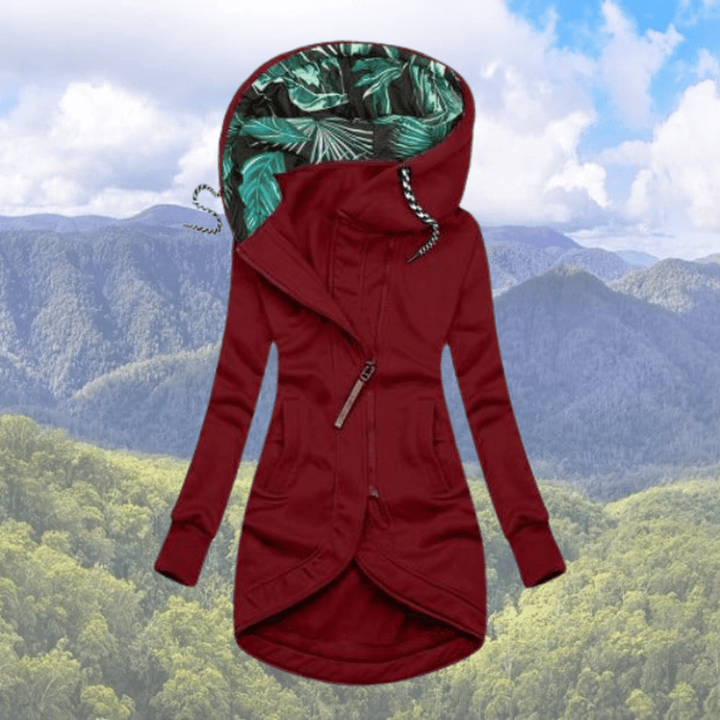 Chic Und Stil | Women's Winter Coat with Hood Design