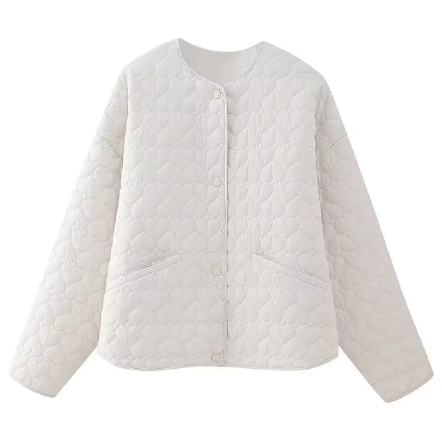 Lune London | Padded jacket with heart design