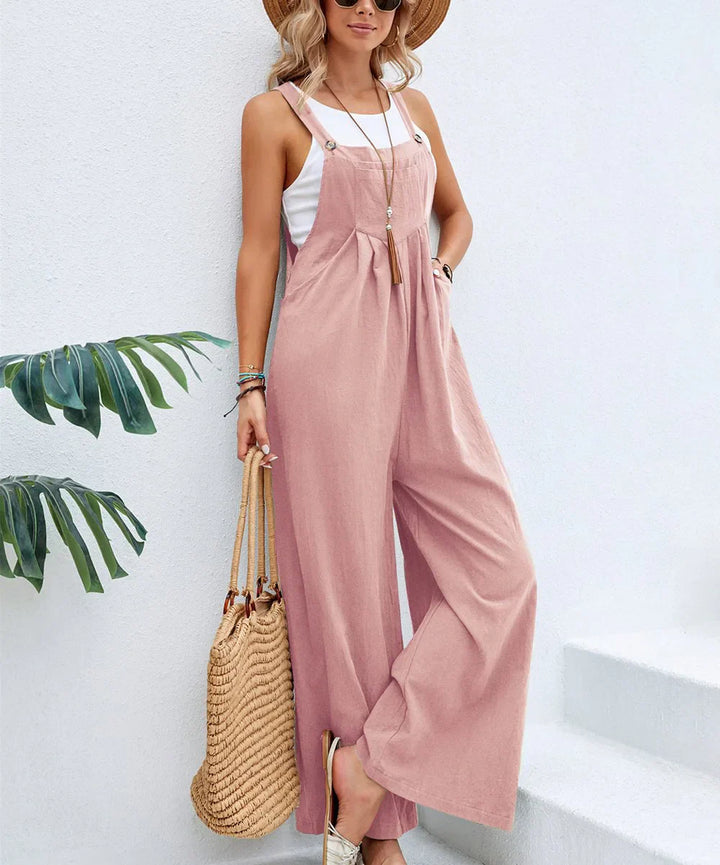 Lune London | Sleeveless Overalls Casual Jumpsuit