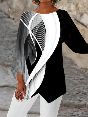 Lune London | Modern Geometric Tunic with Long Sleeves