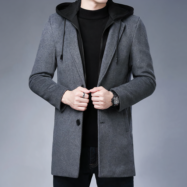 Lune London | Wool Trench Coat for Men