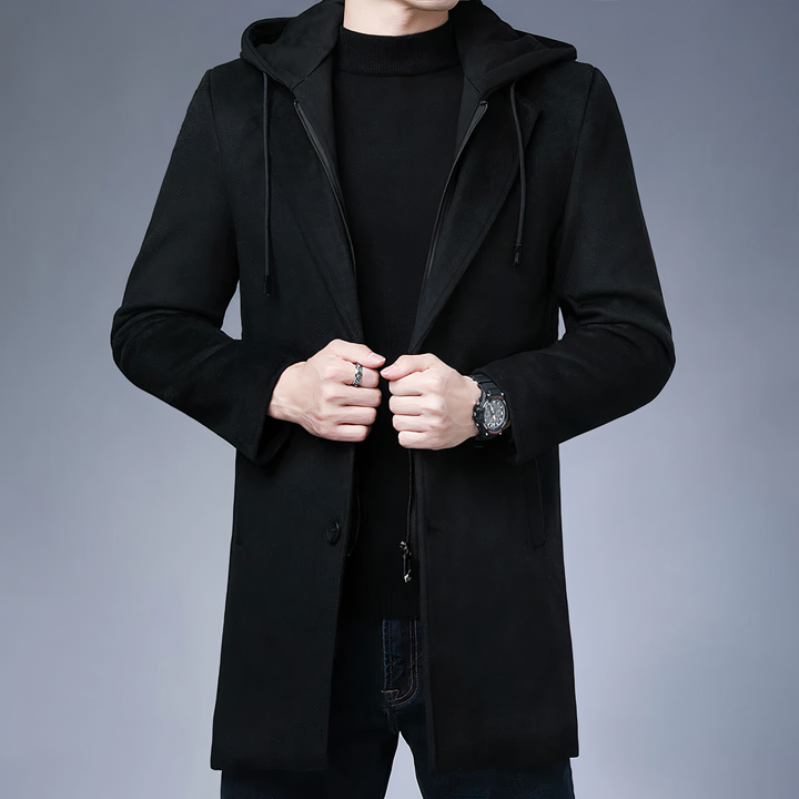 Lune London | Wool Trench Coat for Men