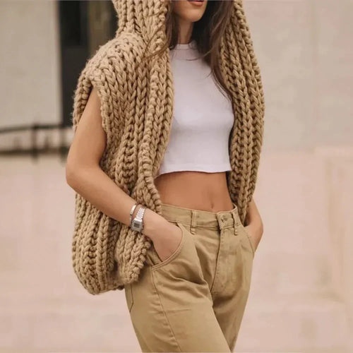 Lune London | Thick twisted hooded sweaters