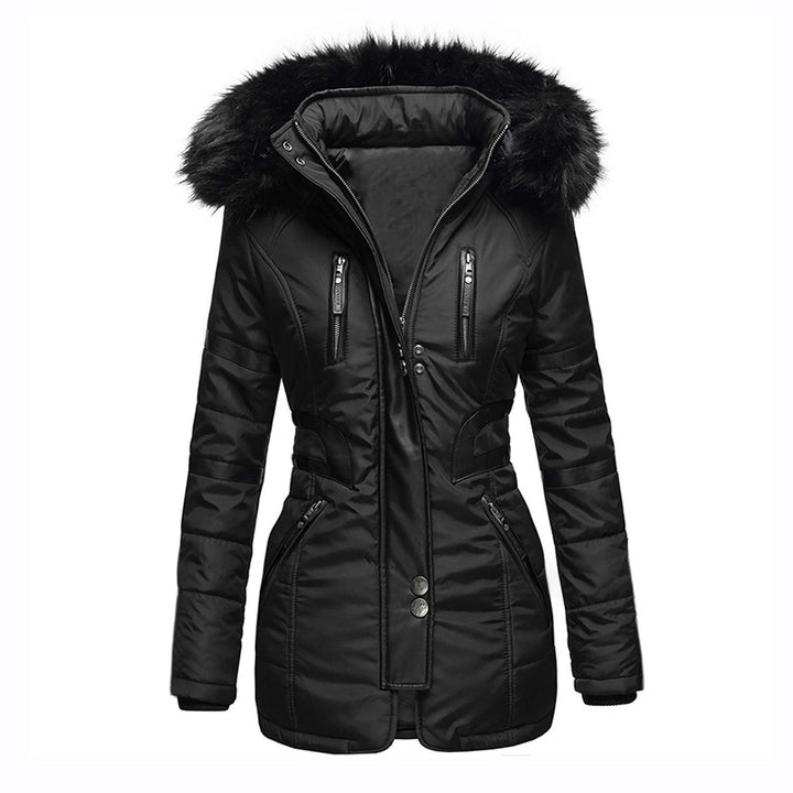 Lune London | Women's Winter Coat with Hood and Wool