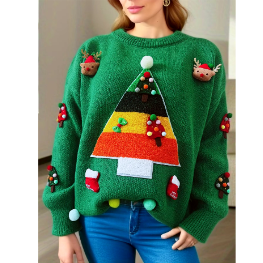 Lune London | Knitted Christmas Sweater - Women's Fashion