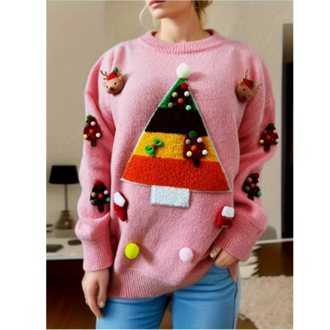 Lune London | Knitted Christmas Sweater - Women's Fashion