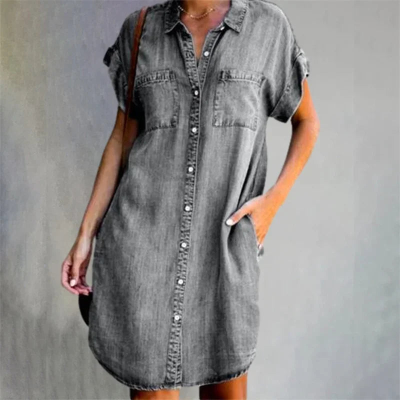 Lune London | Days Denim Dress From The Summer Breeze Collection