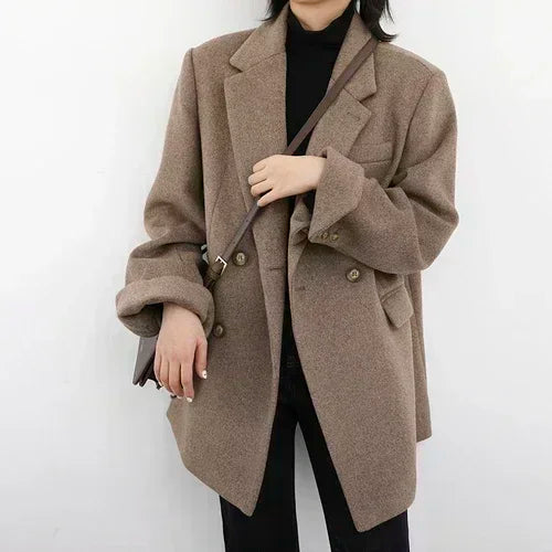 Lune London | Women's Jacket - Mid-Length Wool Coat