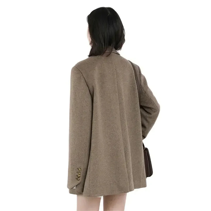 Lune London | Women's Jacket - Mid-Length Wool Coat
