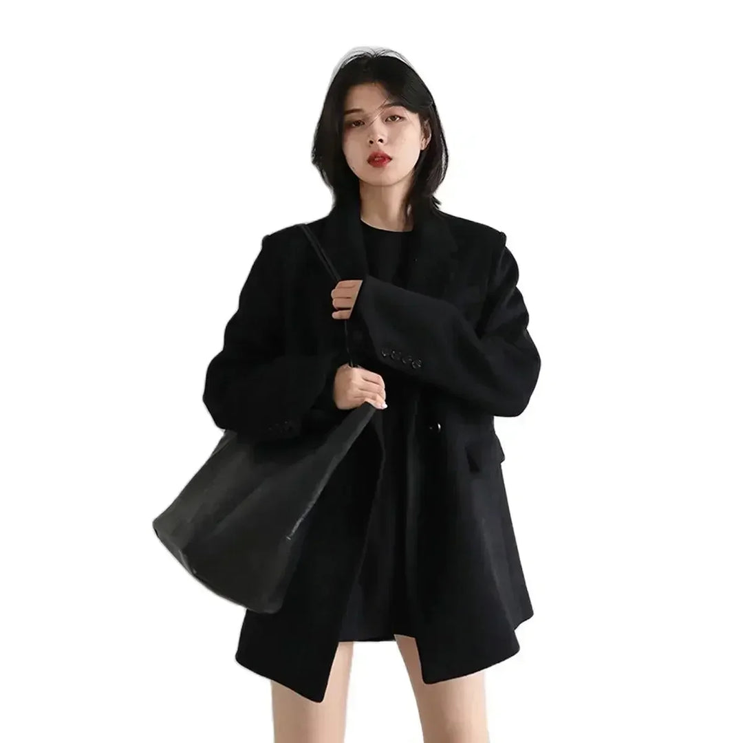 Lune London | Women's Jacket - Mid-Length Wool Coat