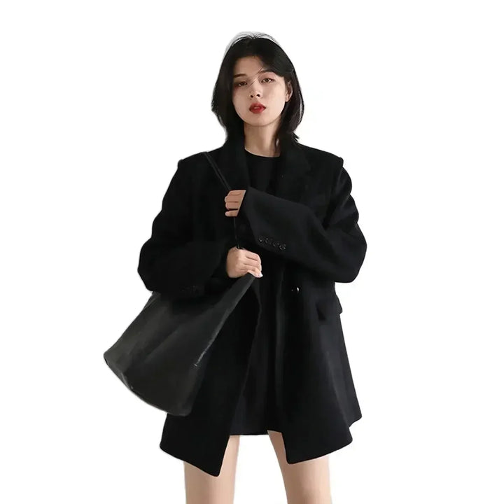 Lune London | Women's Jacket - Mid-Length Wool Coat