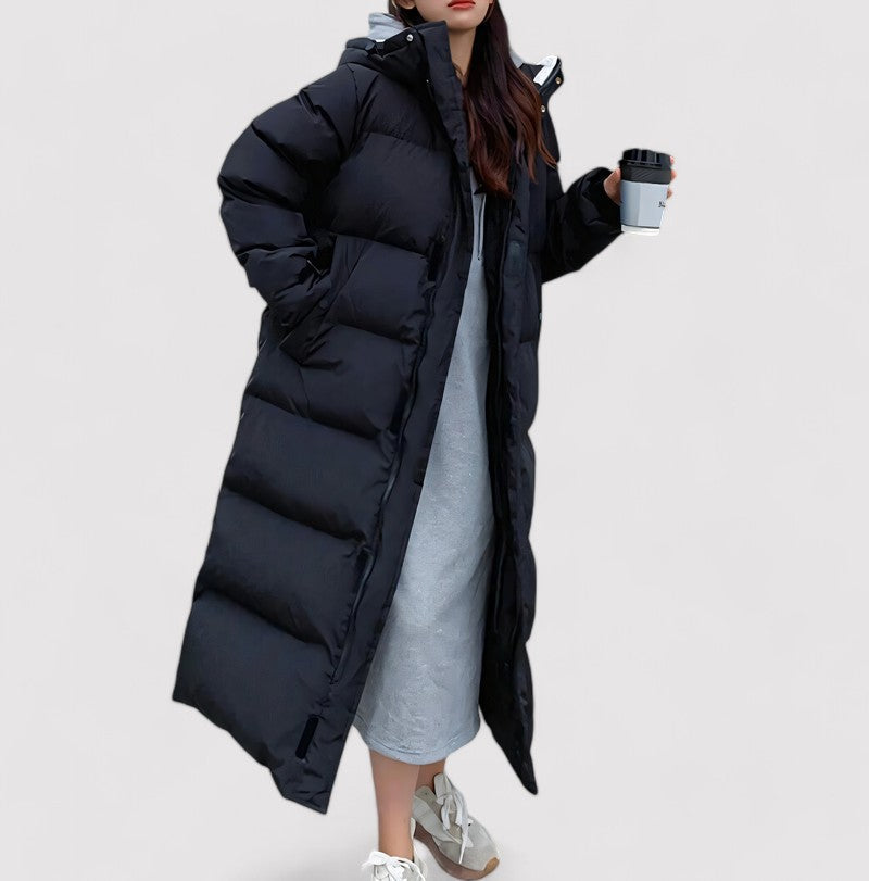Lune London | Quilted parka with hood - Women's winter jacket