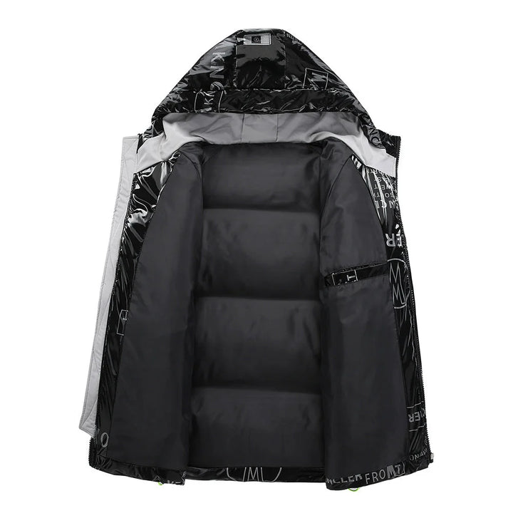 Men’s High-Quality Winter Jacket with Hood & Versatile Design | Lune London