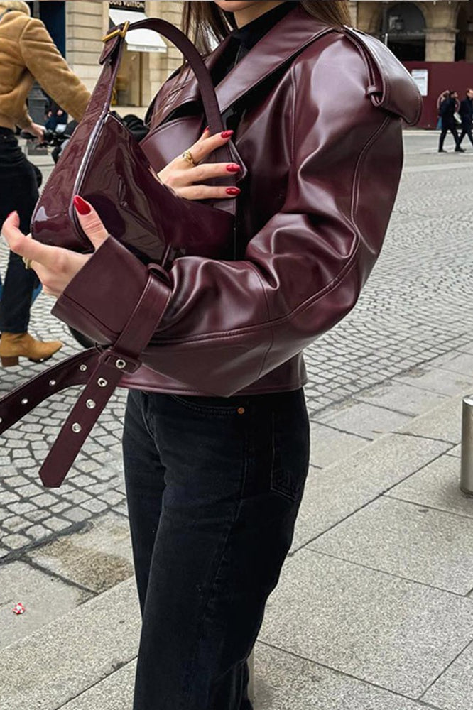 Lune London | PU Leather Motorcycle Jacket