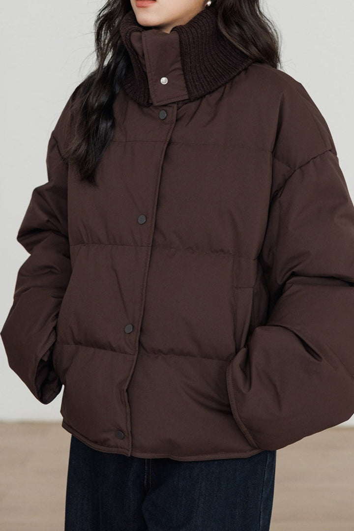 Lune London | Collar White Duck Down Puffer Jacket