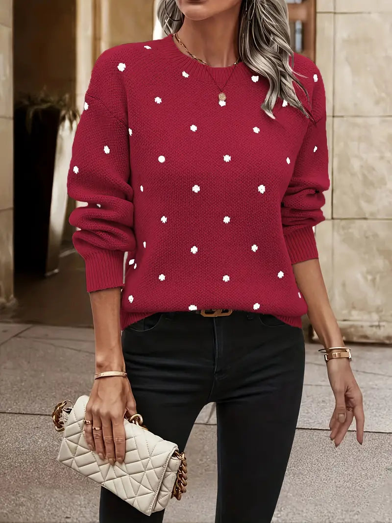 Lune London | Embroidered Sweater with Dots