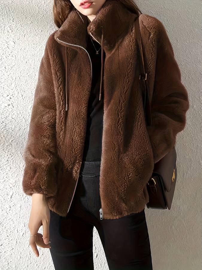 Lune London | Veste en polaire pour femmes avec poches