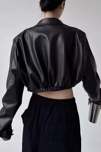 Lune London | Down Collar Biker Short Jacket
