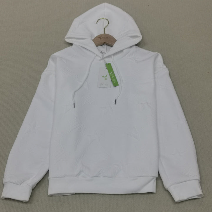 Lune London | Plain white long sleeve sweatshirt