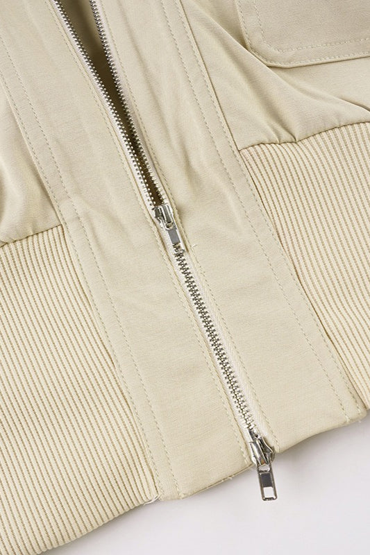 Lune London | Belted Stand Collar Jacket