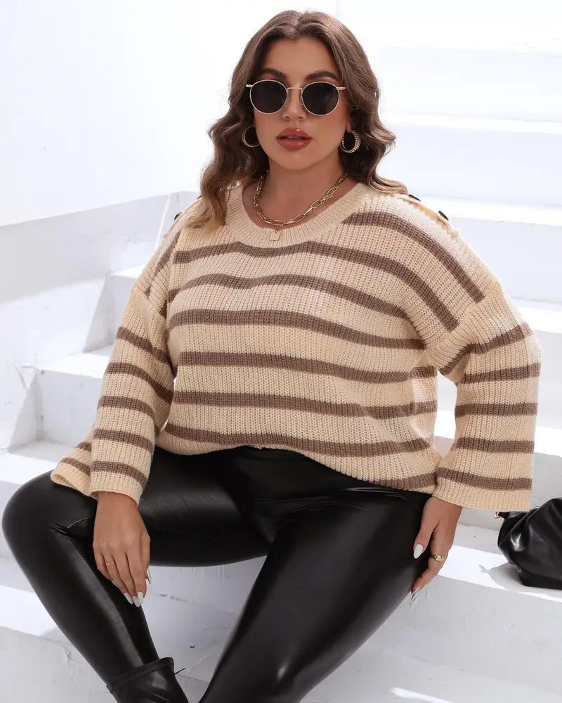 Lune London | Striped droplet sweater