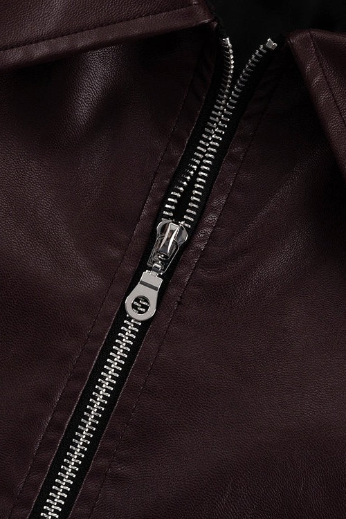 Lune London | PU Leather Biker Jacket