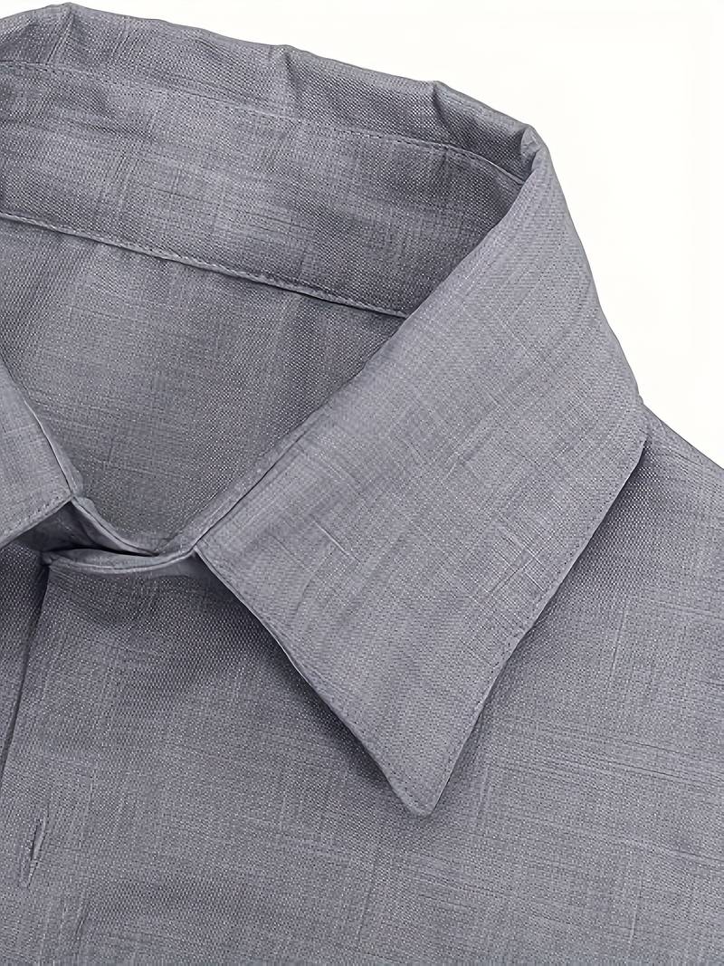 Chic und Stil | Classic Casual Short Sleeve Shirt with Buttons for Men