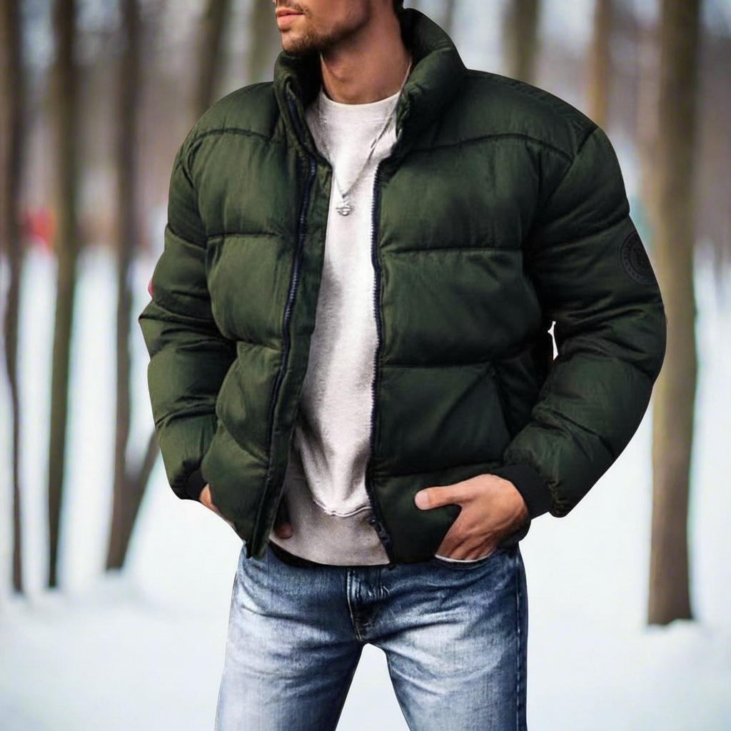 Lune London | Down Jacket - Insulating and Lightweight - High Collar - Quilted Design - Windproof and Warm