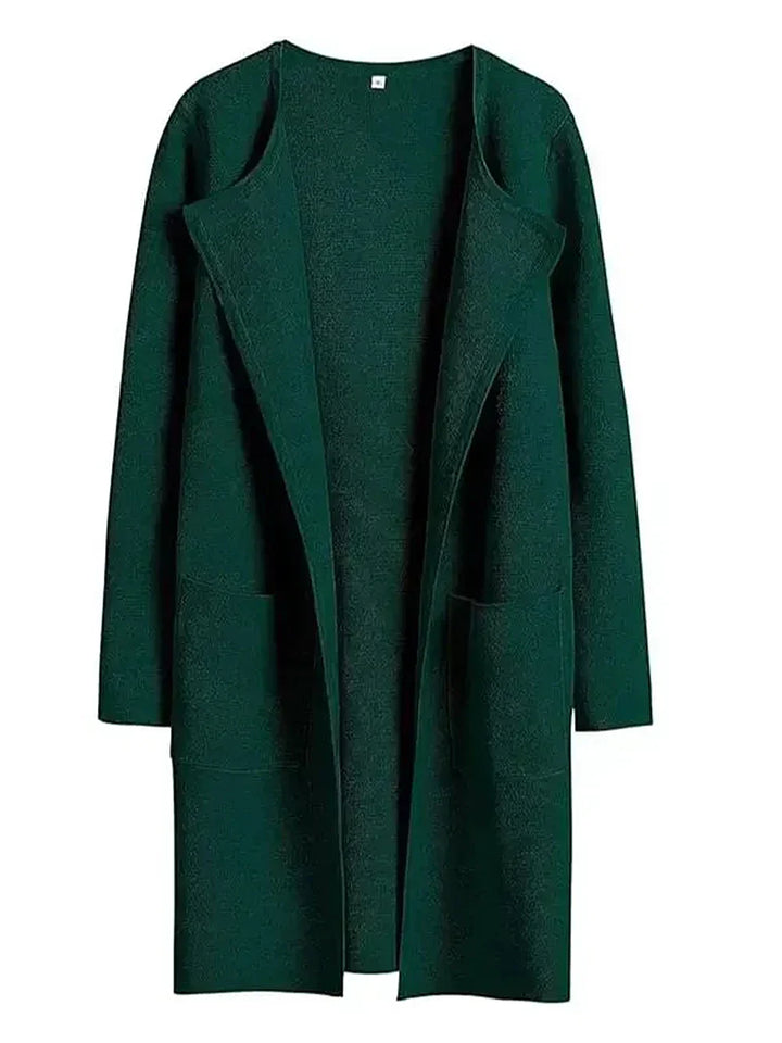 Lune London | Coat - Loose Fit - Knee Length - Wide Lapel - Minimalist Design