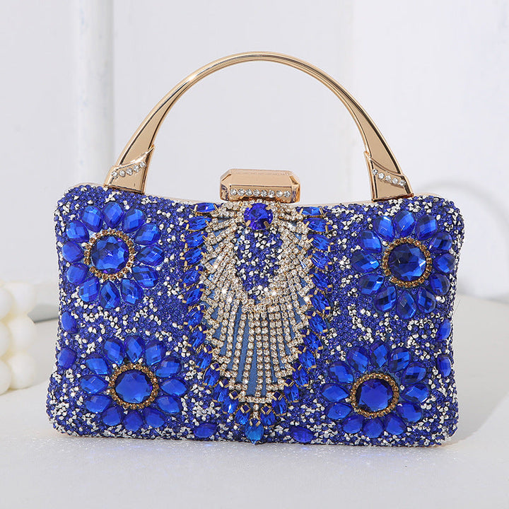 Lune London | Metallic Handcrafted Diamond Inlay Evening Bag