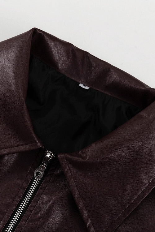 Lune London | PU Leather Biker Jacket