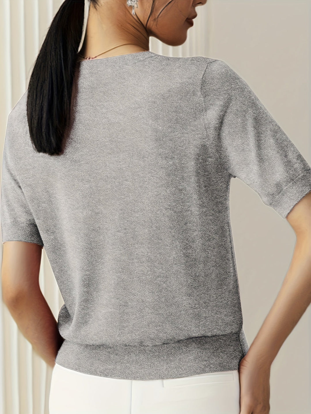 Chic Und Stil | Cashmere Sweater Soft and Breathable Casual and Elegant