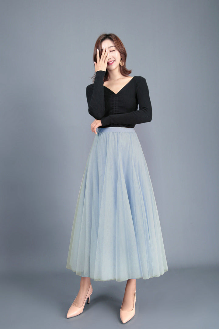 Lune London | Longer Softer Tulle Skirt with High Waist and Slim Fit