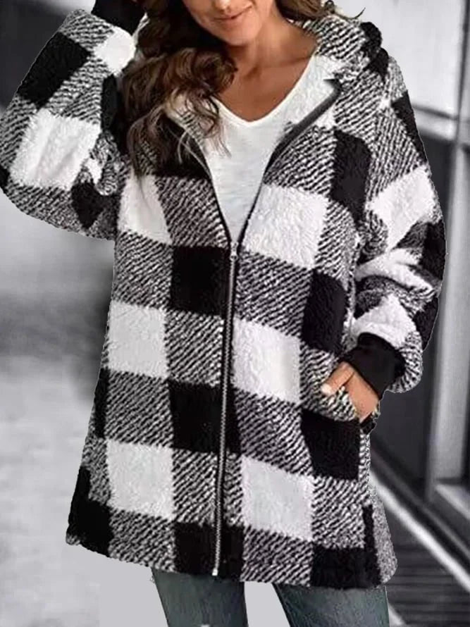 Lune London | Oversized checkered coat