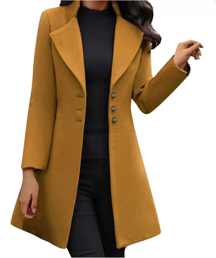 Lune London | Italian Wool Coat with Long Sleeves