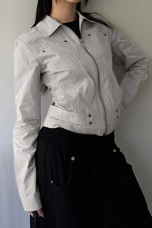Lune London | Up Solid Color Utility Jacket