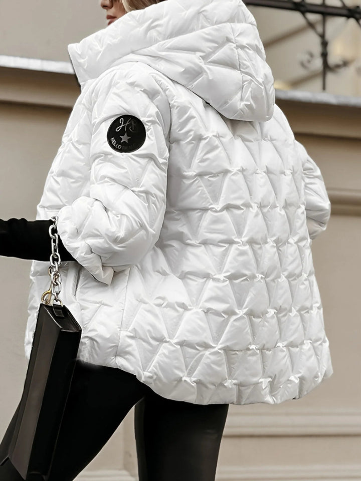 Lune London | Cozy patchwork cotton jacket for a layered look in a casual style