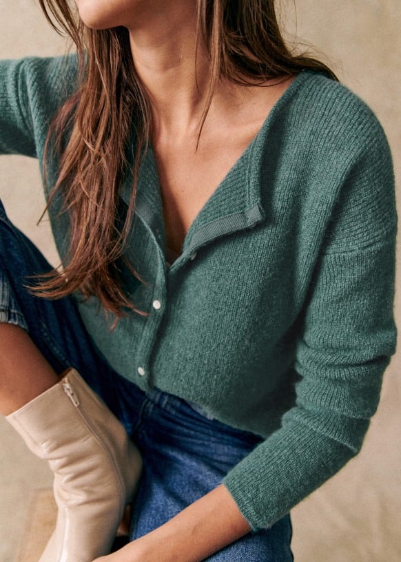 Lune London | Cozy chunky knit cardigan sweater