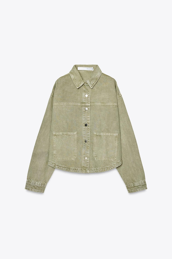 Lune London | Classic khaki denim jacket for everyday style
