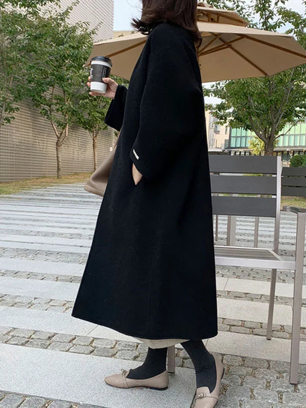 Women’s Long Wool Coat with Elegant Fit & Thermal Insulation | Lune London
