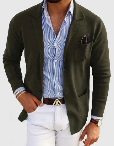Lune London | Printed casual jacket with double button for men