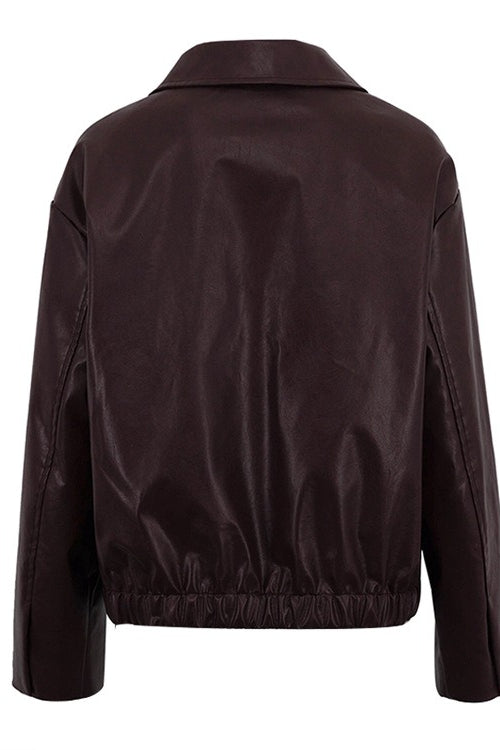 Lune London | PU Leather Biker Jacket