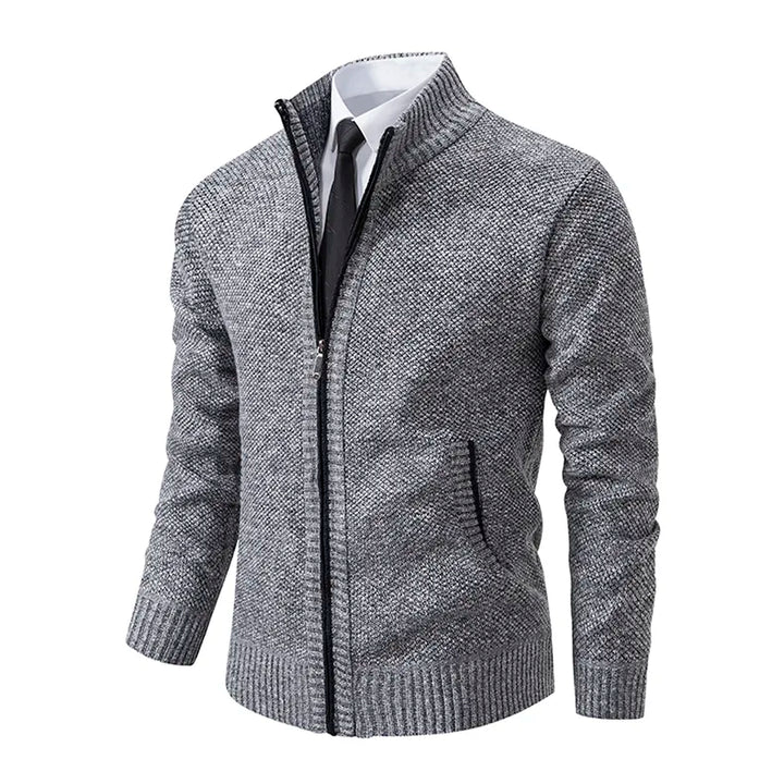 Chic und Stil | Classic Zip-Up Cardigan