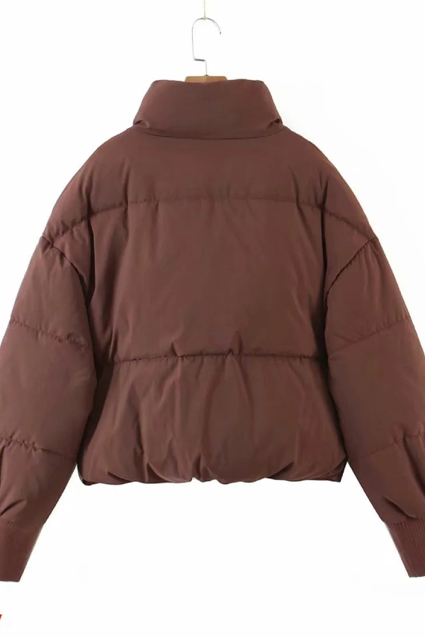 Lune London | Collars Zipper Pocket Thick Warm Cotton Jacket