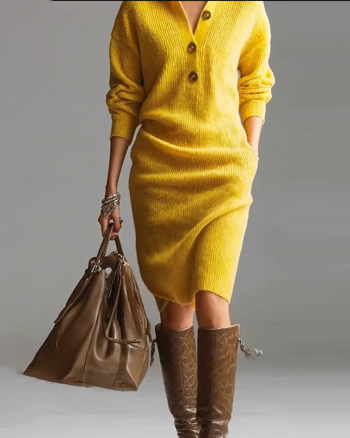 Chic Und Stil | Casual Solid Color Autumn and Winter