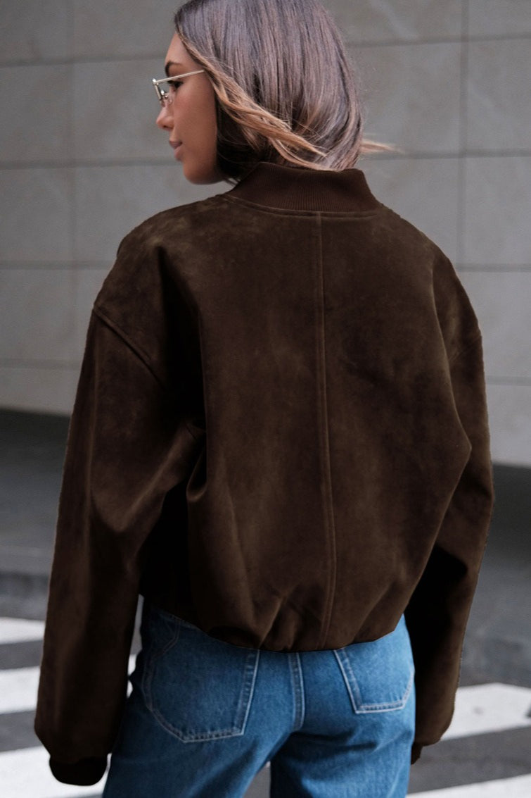 Lune London | Fauxsuede Bomber Jacket