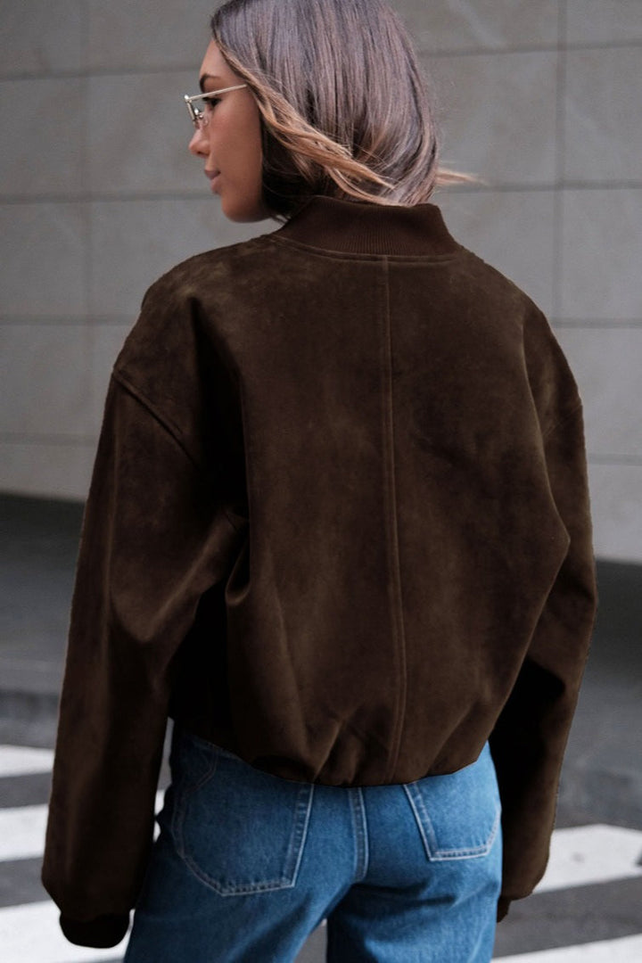 Lune London | Fauxsuede Bomber Jacket