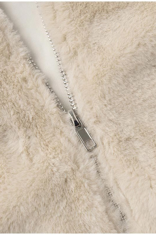 Lune London | Collar Faux Fur Short Jacket