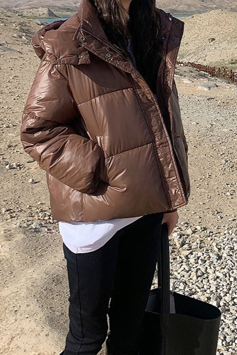 Lune London | Plush-lined oversized puffer jacket