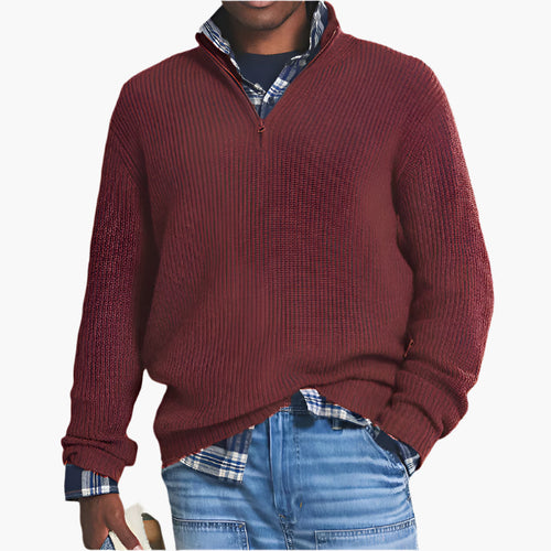 Lune London | Knitted sweater with zipper - Casual professional for daily & office